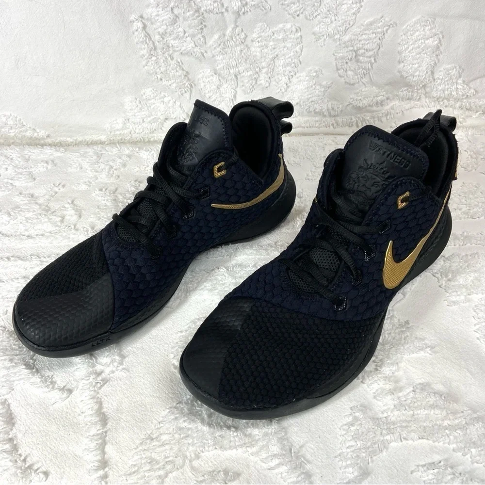 NIKE LEBRON WITNESS Men's Basketball Sneakers Sz 11.5 Blk Sporty Athletic​